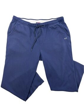 Vineyard‎ Vines Men's Navy Millbrook Fleece Joggers Drawstring Sweatpants (XL)
